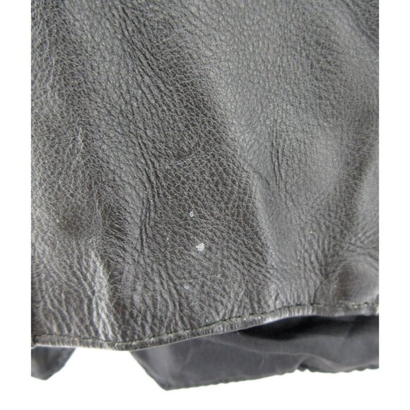 Unik Vest 42 Genuine Leather Jacket Motorcycle Western Snap Front * - Picture 8 of 11